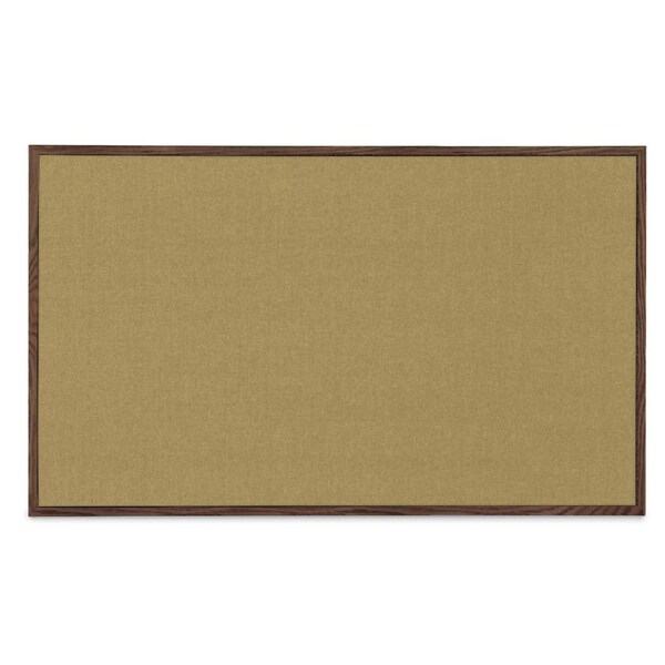 Combo Board, 48"x36", Black Frame/Black Porcelain & Forbo